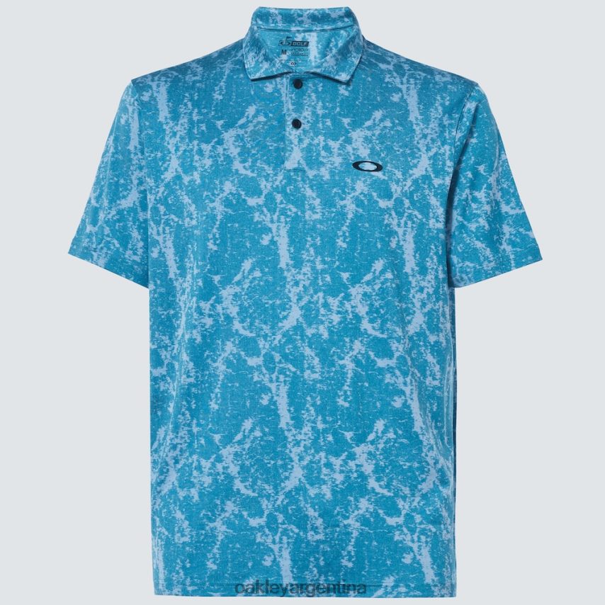 Oakley jaquard de mármol NBFV422176 ropa aurora azul