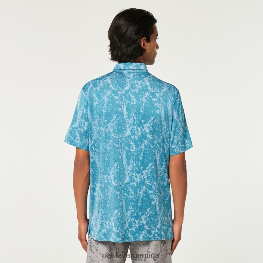 Oakley jaquard de mármol NBFV422176 ropa aurora azul