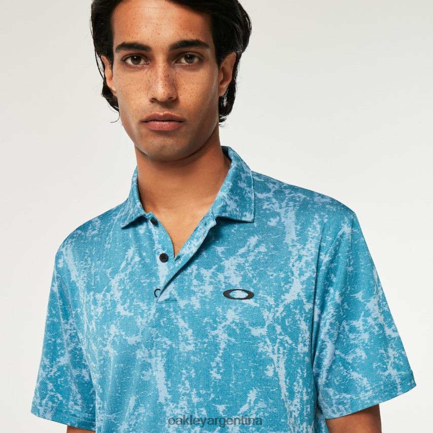 Oakley jaquard de mármol NBFV422176 ropa aurora azul