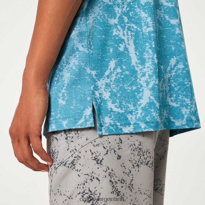 Oakley jaquard de mármol NBFV422176 ropa aurora azul