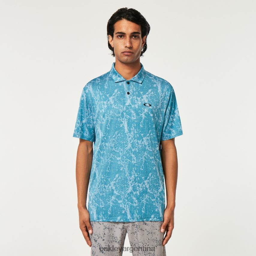 Oakley jaquard de mármol NBFV422176 ropa aurora azul