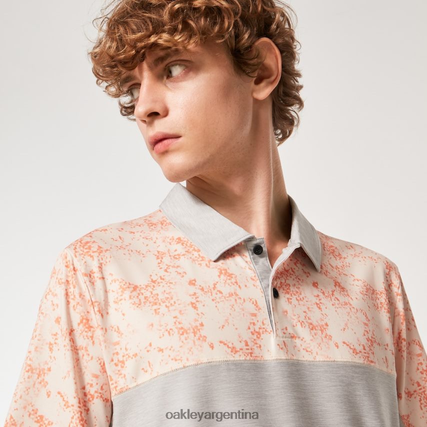 Oakley polo bloque de arena NBFV422183 ropa naranja suave