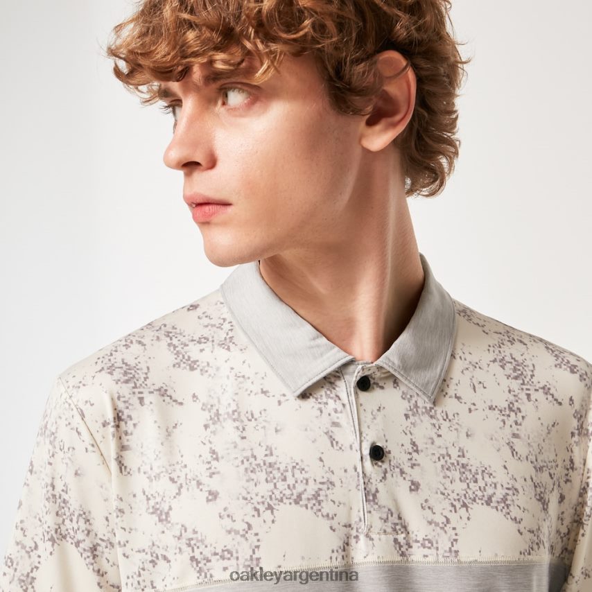 Oakley polo bloque de arena NBFV422184 ropa blanco ártico