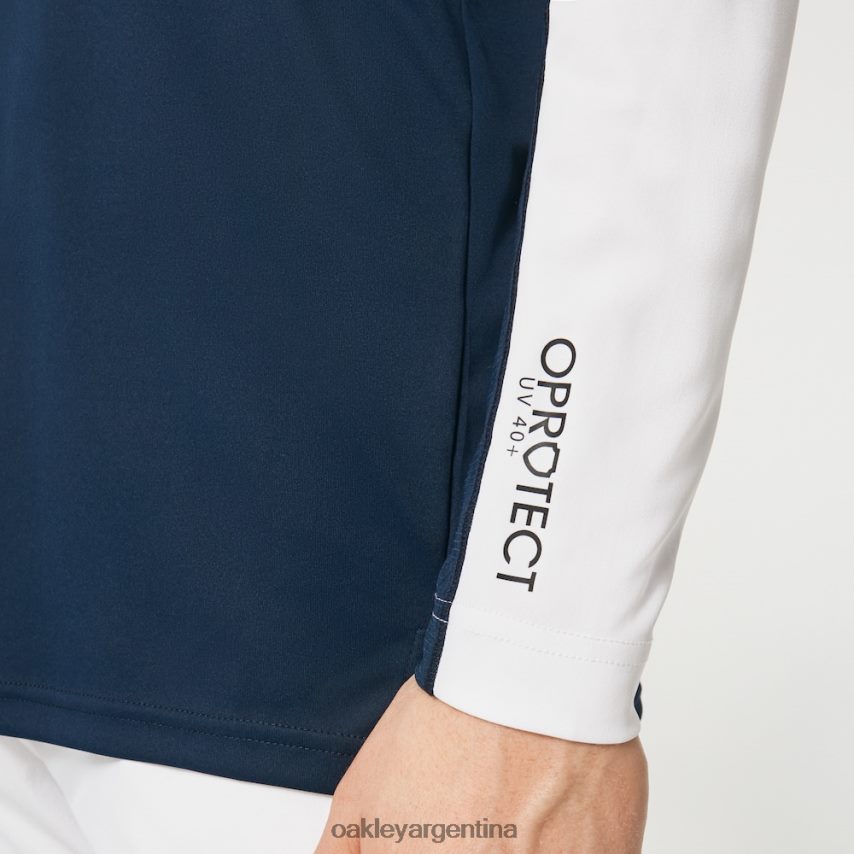 Oakley polo con manga solar uv NBFV422575 ropa equipo naval