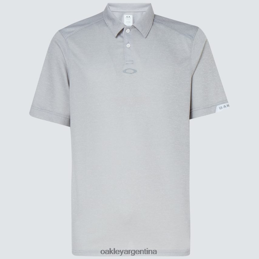Oakley polo manga corta gravedad 2.0 NBFV422411 ropa gris niebla