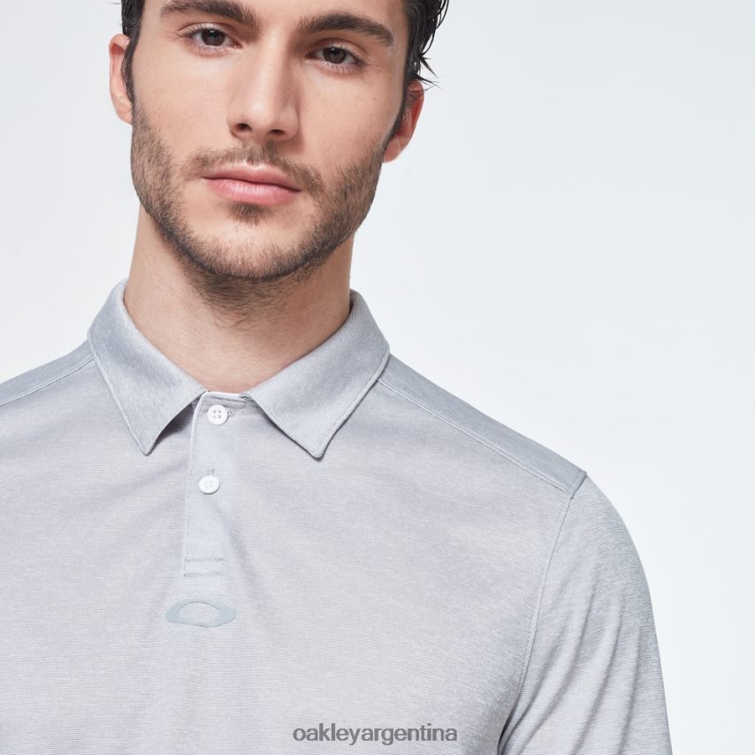 Oakley polo manga corta gravedad 2.0 NBFV422411 ropa gris niebla