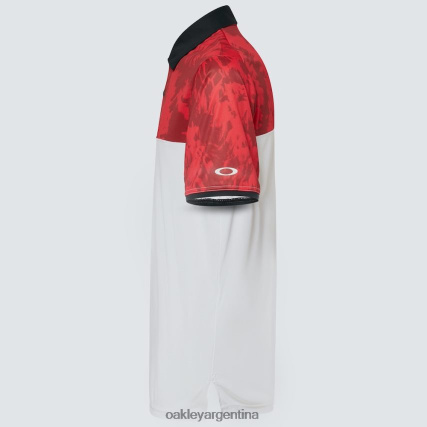 Oakley polo mtndye clrblk NBFV422358 ropa rojo hierro