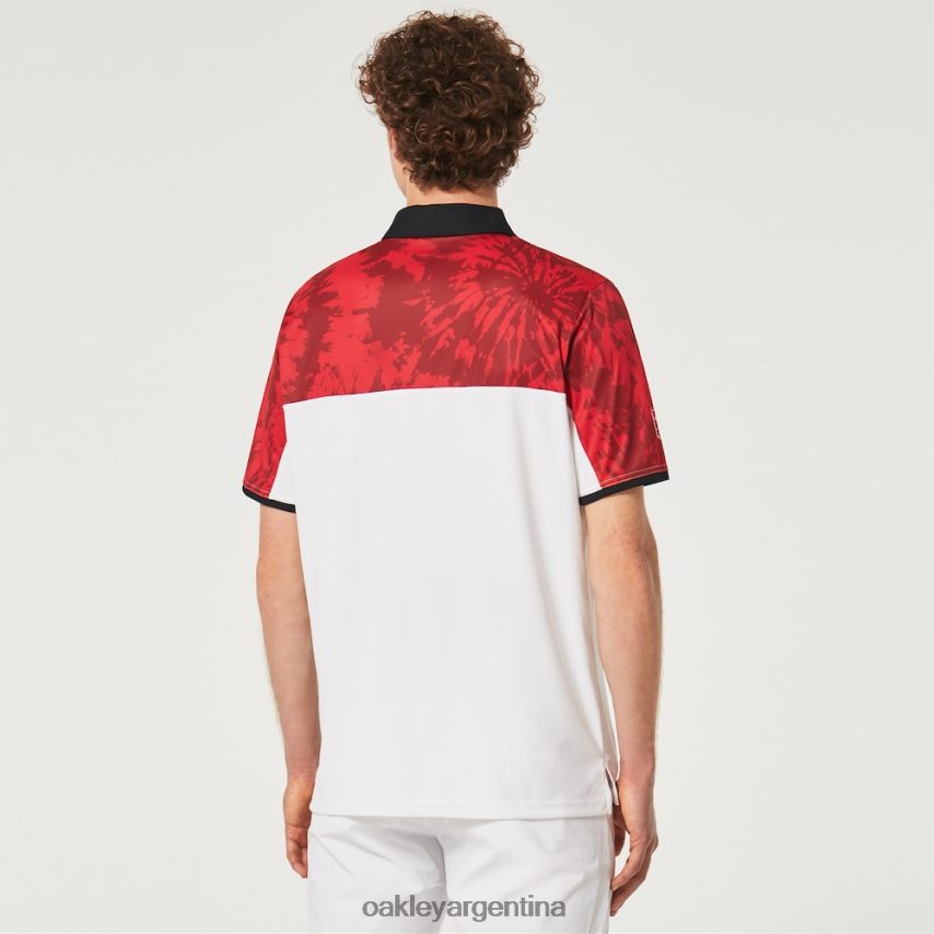 Oakley polo mtndye clrblk NBFV422358 ropa rojo hierro