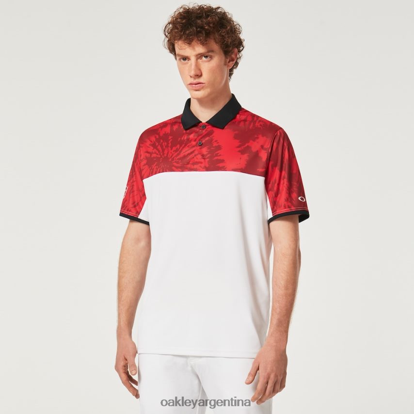 Oakley polo mtndye clrblk NBFV422358 ropa rojo hierro