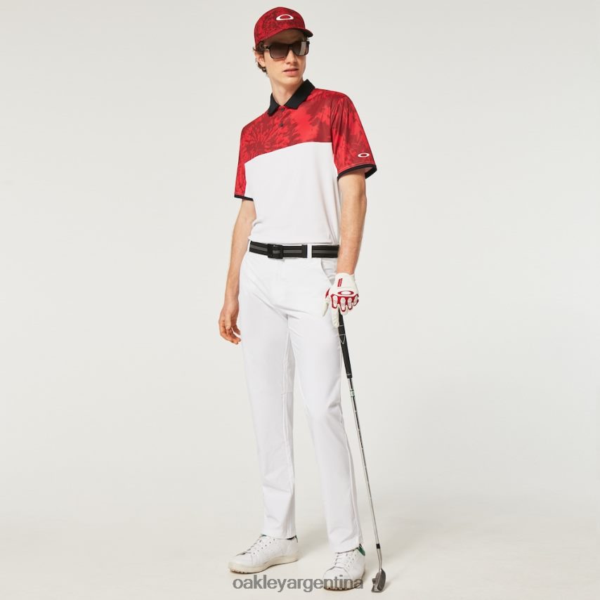 Oakley polo mtndye clrblk NBFV422358 ropa rojo hierro