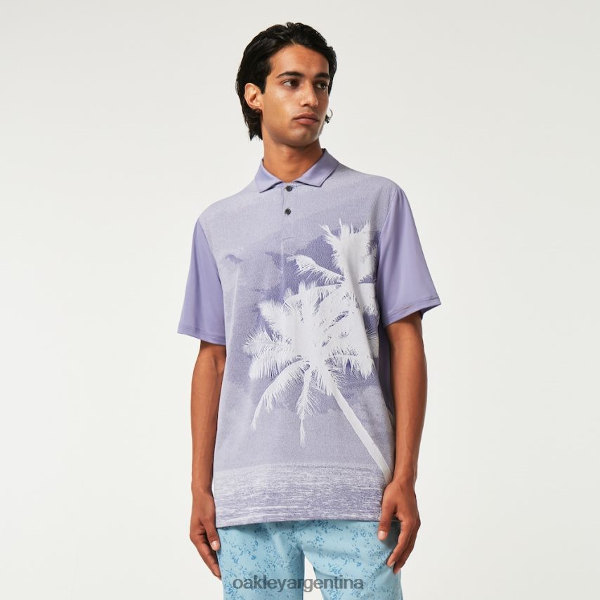 Oakley reducir polo NBFV422177 ropa nueva lila