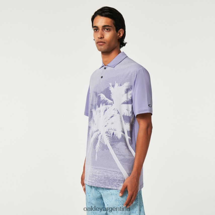 Oakley reducir polo NBFV422177 ropa nueva lila