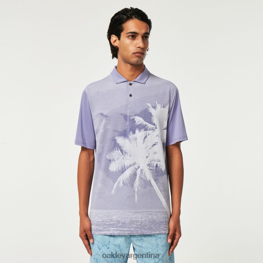 Oakley reducir polo NBFV422177 ropa nueva lila
