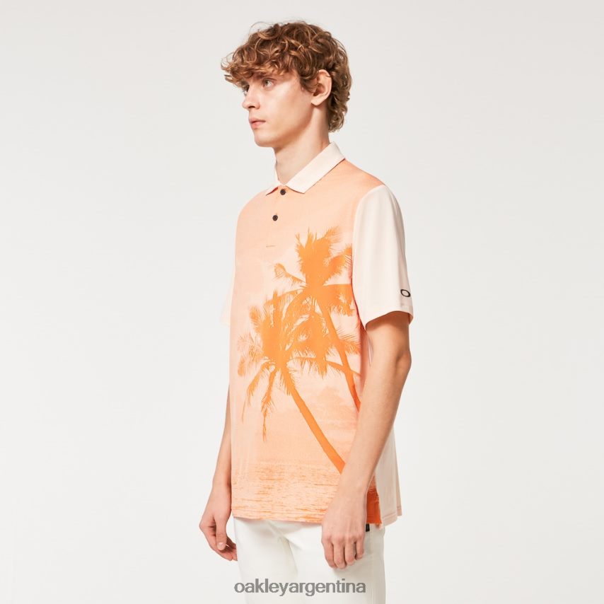 Oakley reducir polo NBFV422179 ropa naranja suave