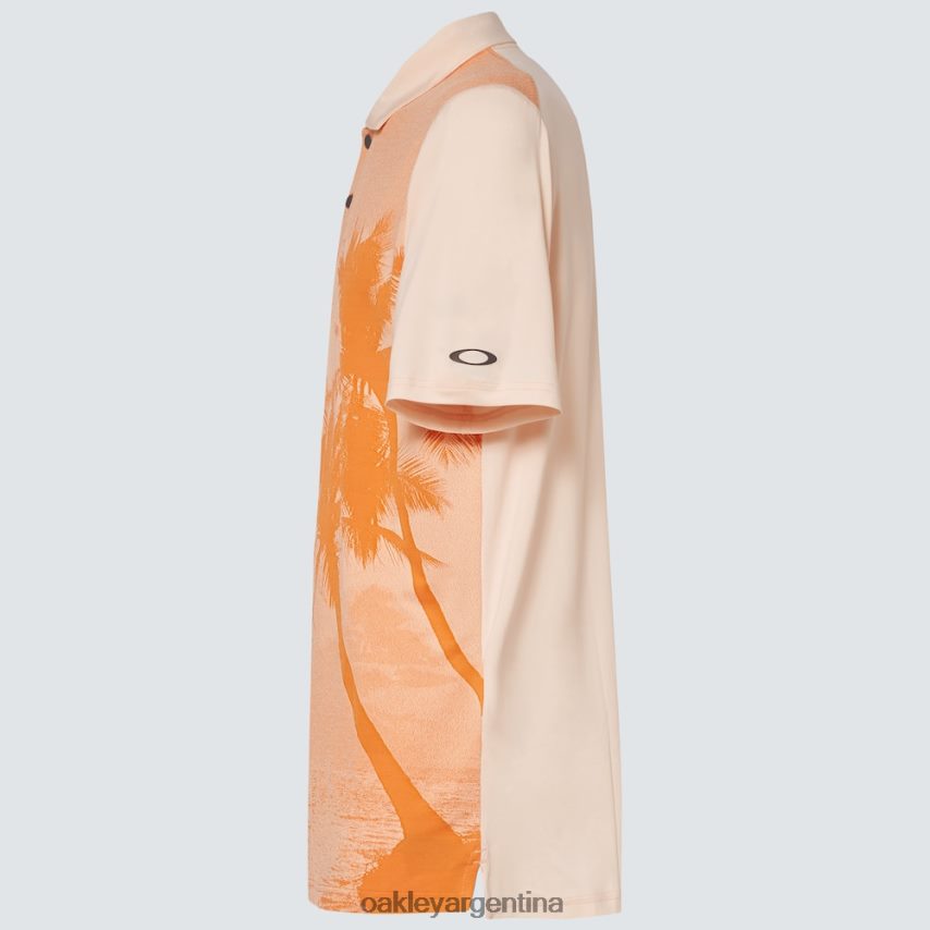 Oakley reducir polo NBFV422179 ropa naranja suave