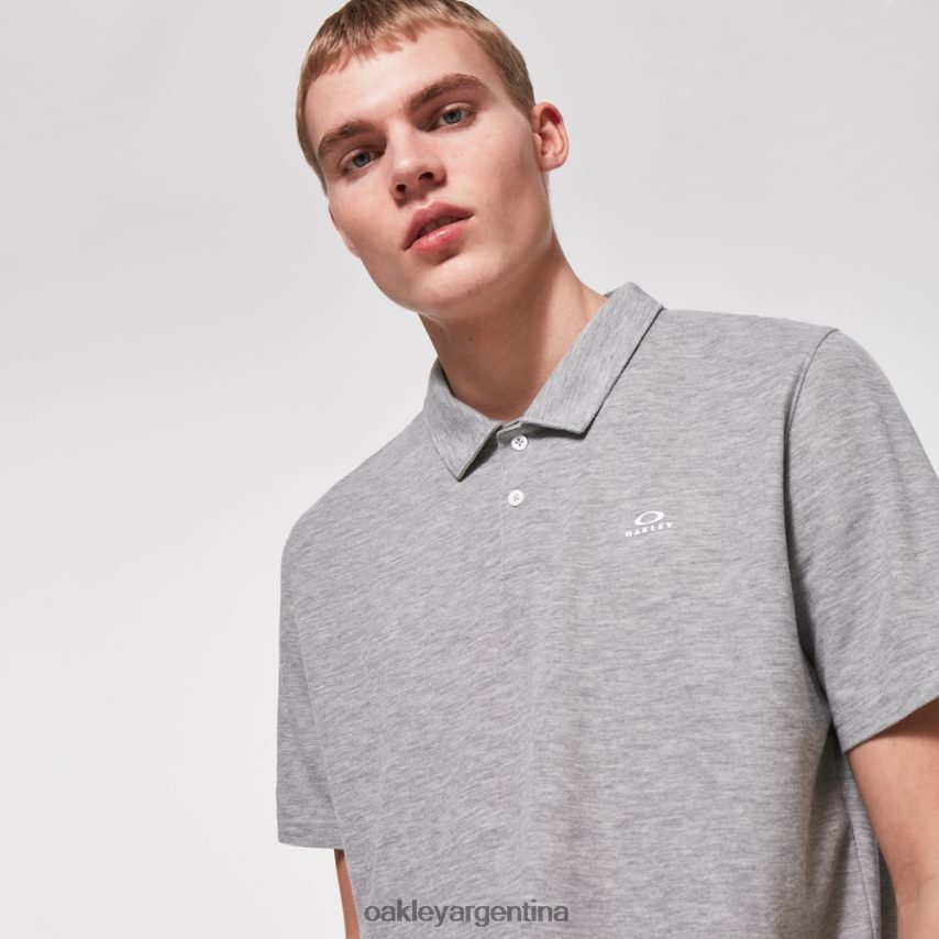 Oakley relajarse polo NBFV422432 ropa nuevo brezo de granito