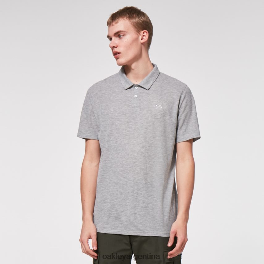 Oakley relajarse polo NBFV422432 ropa nuevo brezo de granito