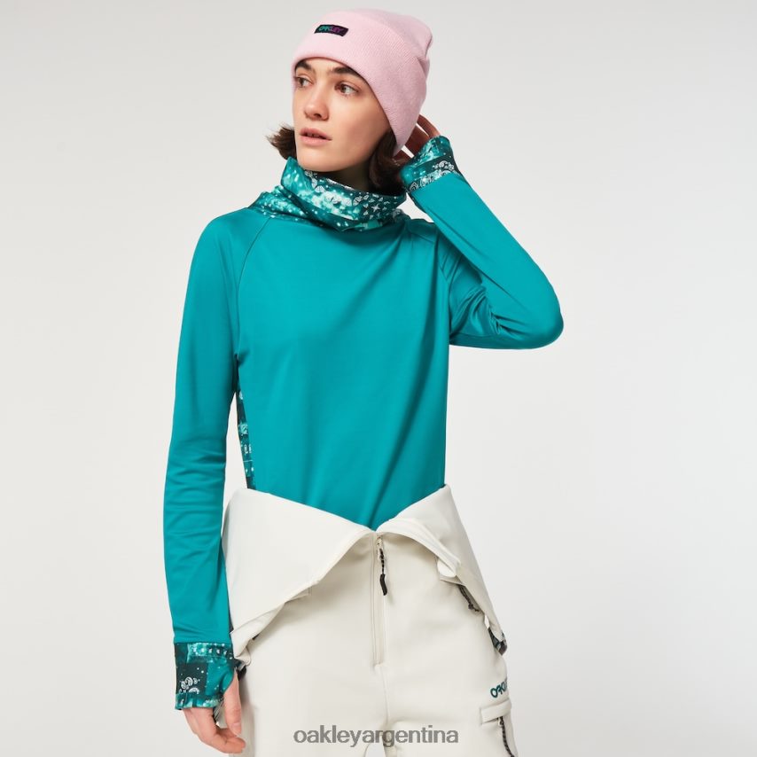 Oakley capa intermedia tc aurora NBFV422642 ropa pañuelo del lago verde