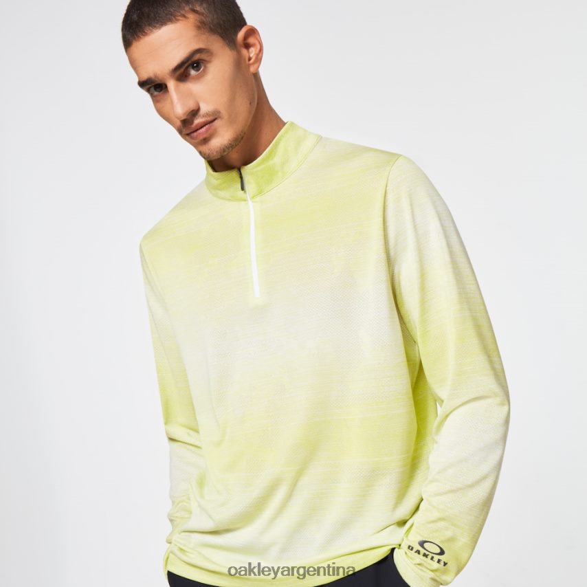 Oakley contendiente media cremallera NBFV422444 ropa brezo blanco