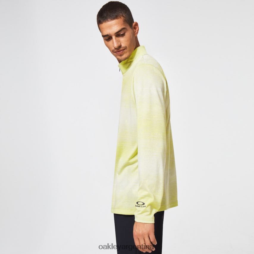 Oakley contendiente media cremallera NBFV422444 ropa brezo blanco