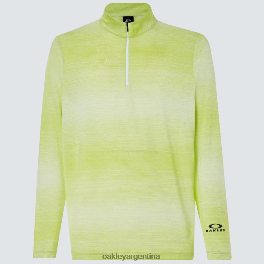 Oakley contendiente media cremallera NBFV422444 ropa brezo blanco