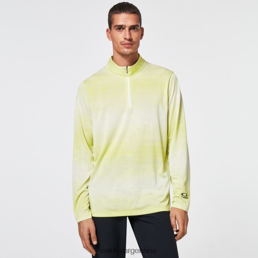 Oakley contendiente media cremallera NBFV422444 ropa brezo blanco
