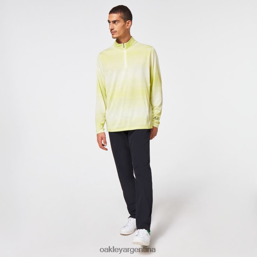 Oakley contendiente media cremallera NBFV422444 ropa brezo blanco