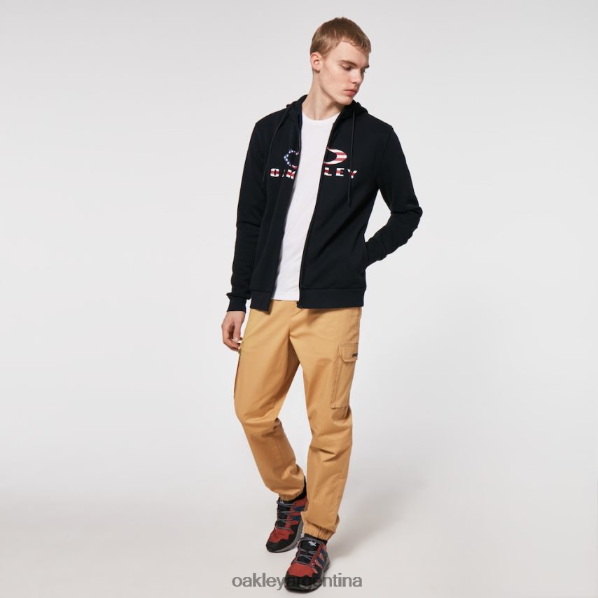 Oakley sudadera con capucha corteza fz 2.0 NBFV422253 ropa bandera negra/americana