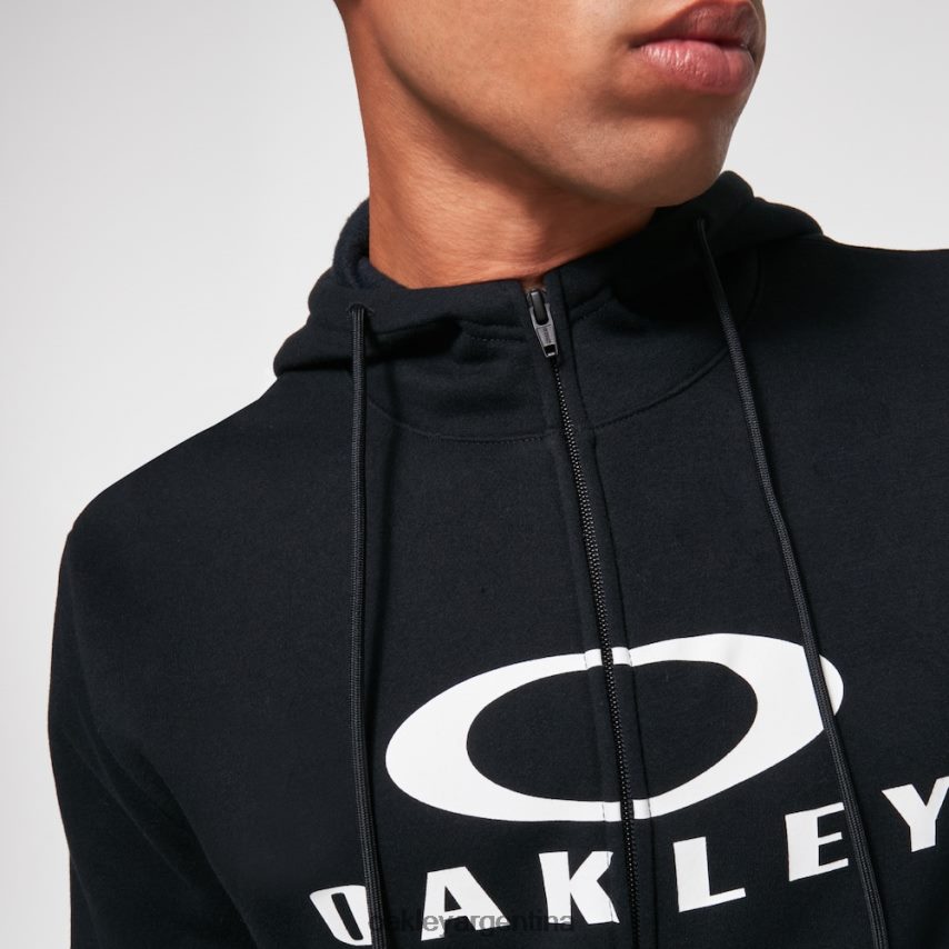 Oakley sudadera con capucha corteza fz 2.0 NBFV422255 ropa blanco negro