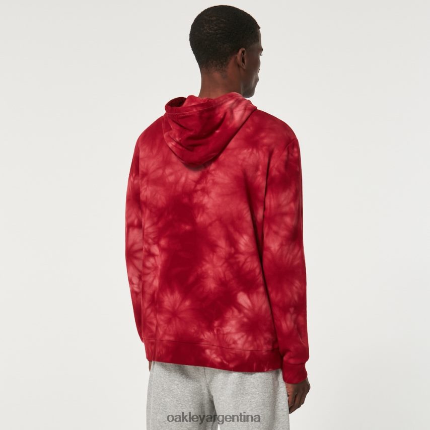 Oakley sudadera con capucha de walklust po NBFV422309 ropa rojo hierro