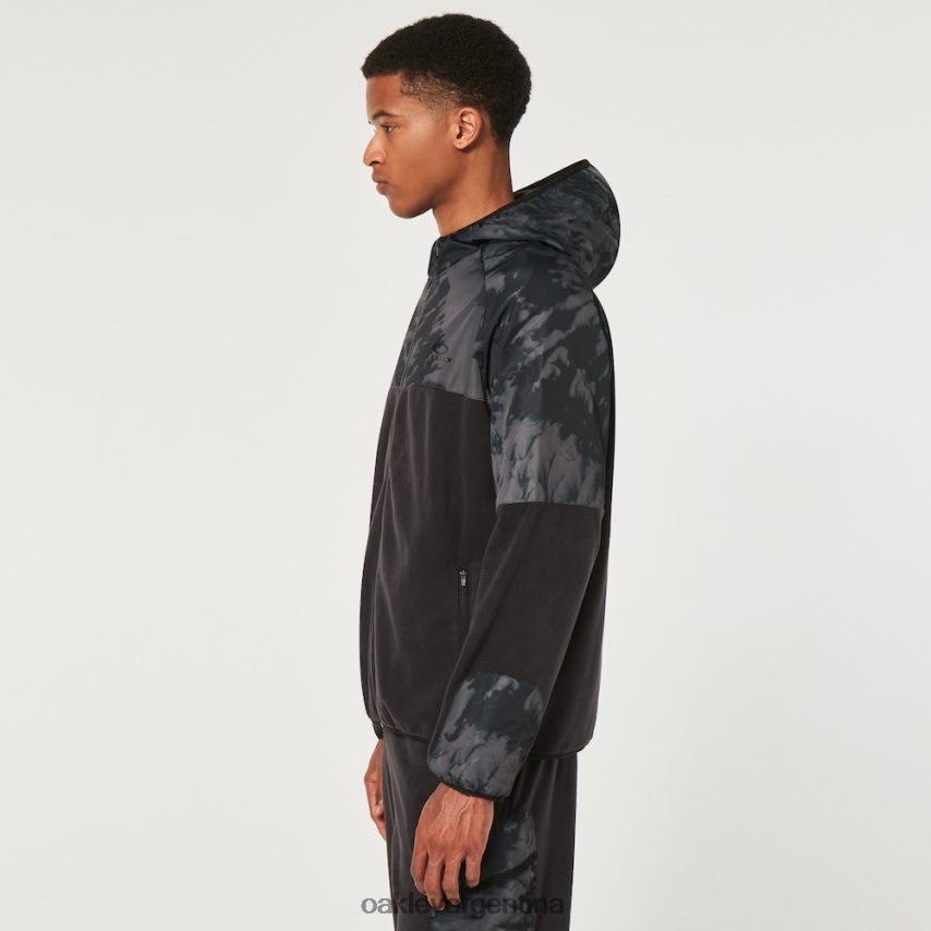 Oakley sudadera con capucha de wanderlust fz NBFV422305 ropa negro/montaña td print