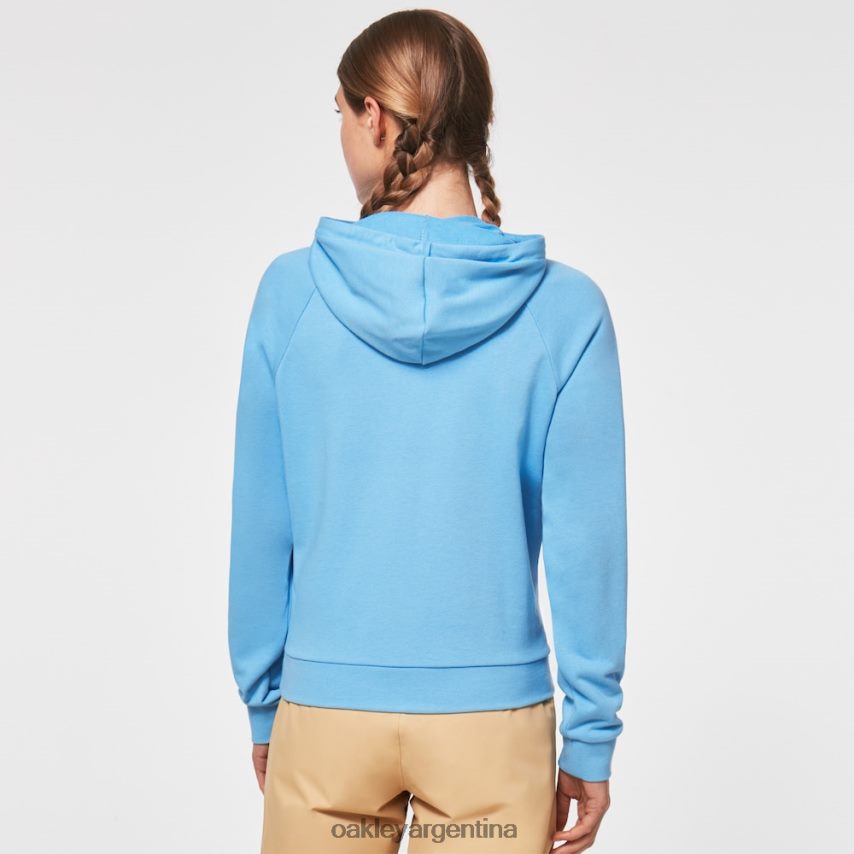 Oakley sudadera con capucha polar 2.0 para mujer NBFV422636 ropa brisa azul