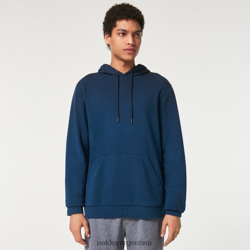 Oakley sudadera con capucha que se desvanece NBFV422317 ropa gradiente azul