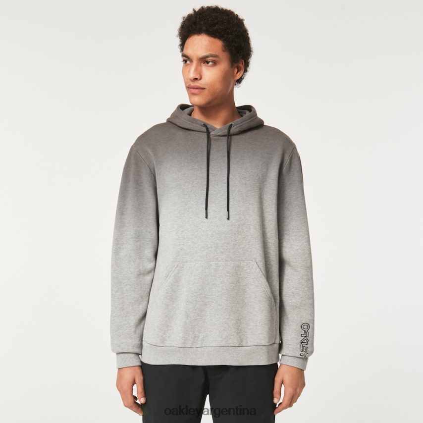 Oakley sudadera con capucha que se desvanece NBFV422318 ropa gradiente negro