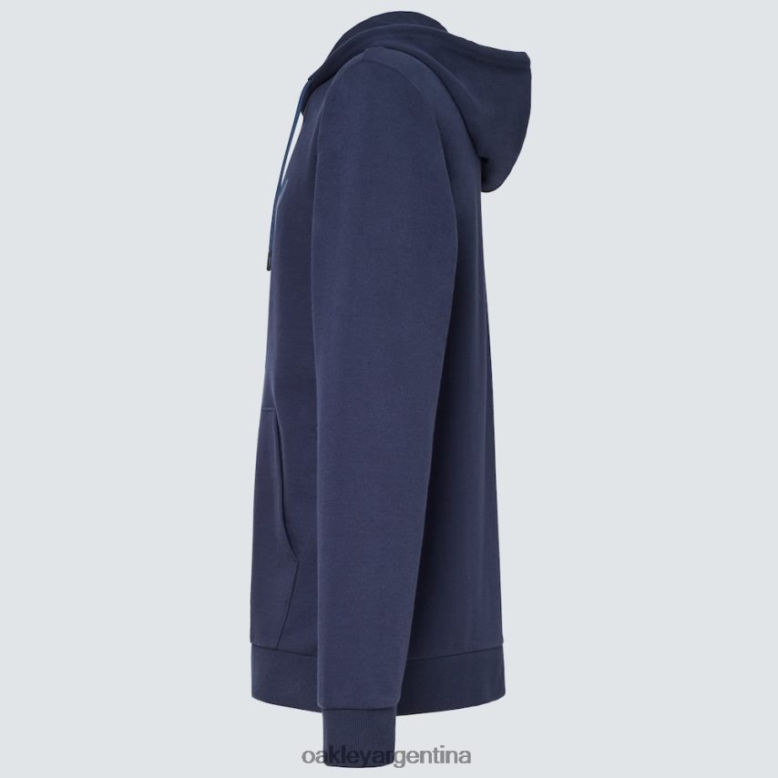 Oakley sudadera con capucha y cierre completo de peluche NBFV422504 ropa brazas/poseidón