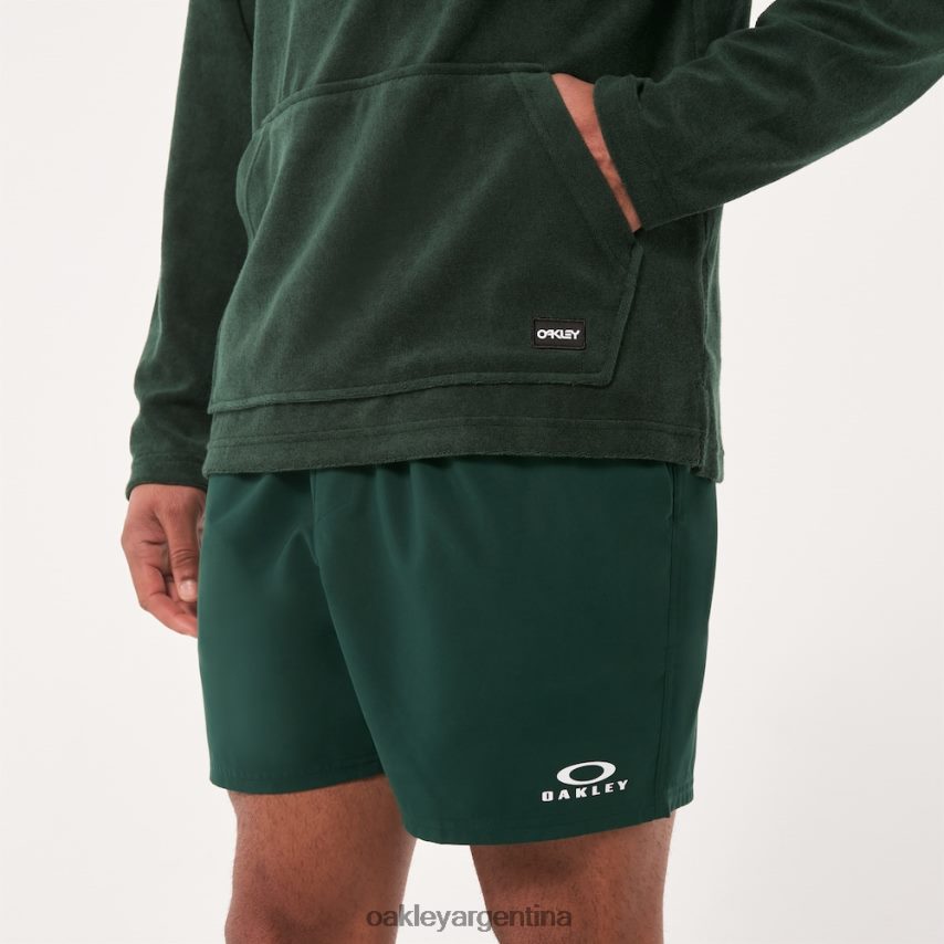 Oakley sudadera con capucha y cremallera de 1/4 NBFV422237 ropa cazador verde